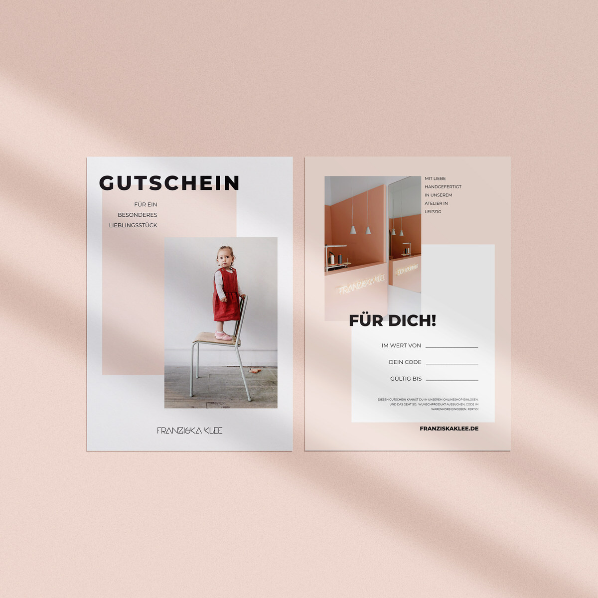 Gutscheinkarte mit dem Motiv 