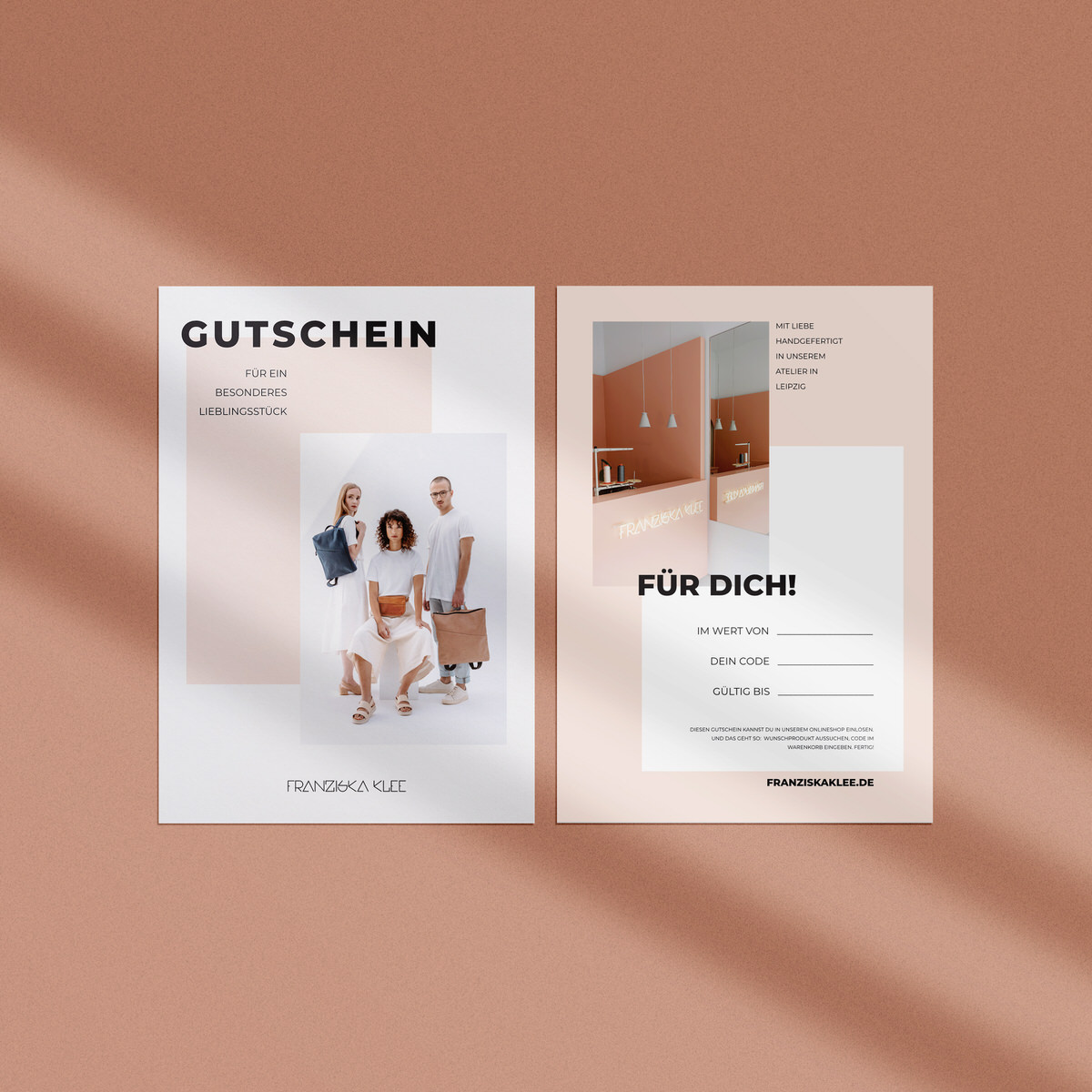 Gutscheinkarte mit dem Motiv 