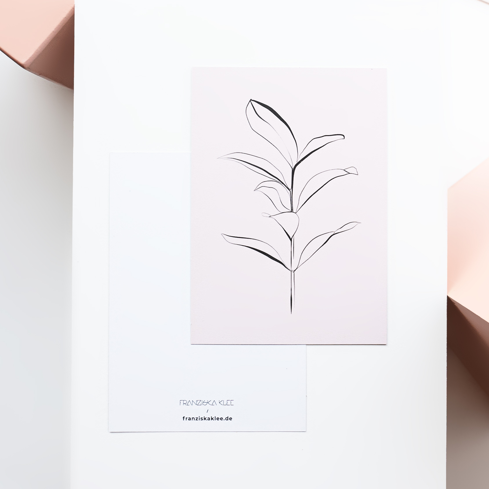 Grußkarte mit dem Motiv NEUTRAL (PFLANZE)