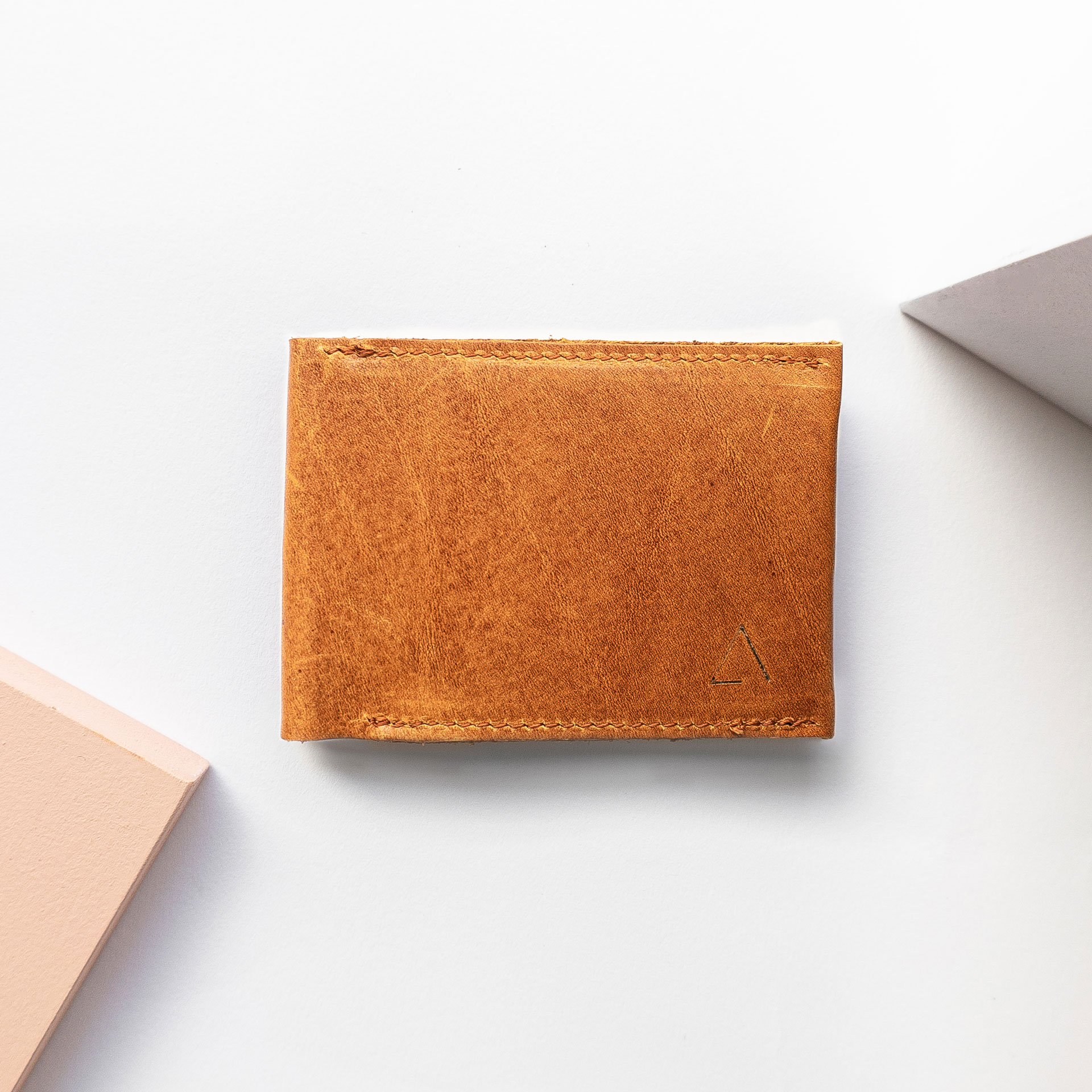 Portemonnaie OLI SMALL cognac geölt aus nachhaltigem Naturleder