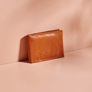Portemonnaie OLI SMALL cognac geölt aus nachhaltigem Naturleder