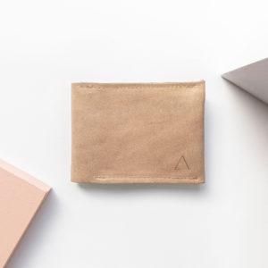 Portemonnaie OLI SMALL in hellbraun aus nachhaltigem Naturleder