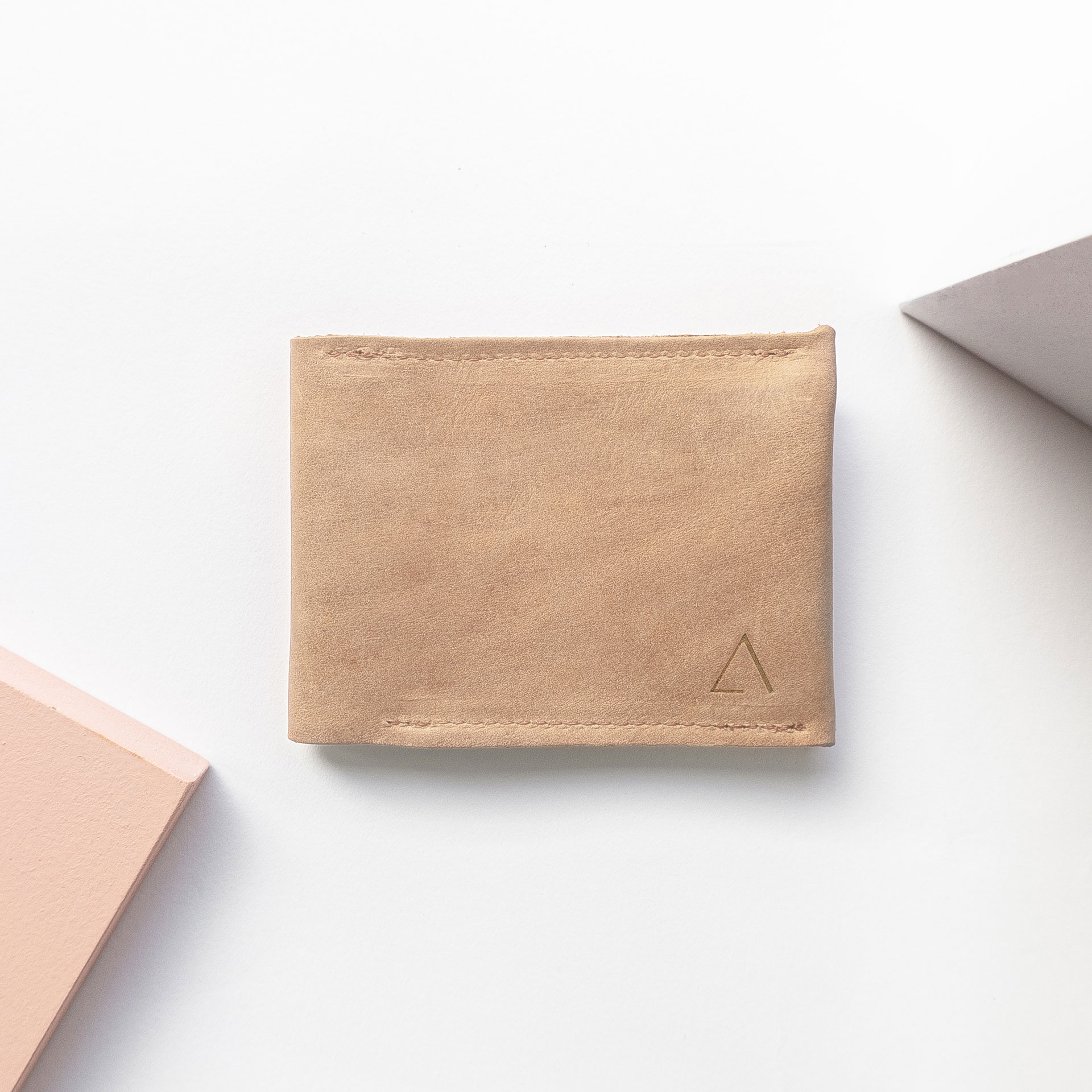 Portemonnaie OLI SMALL in hellbraun aus nachhaltigem Naturleder