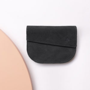 Portemonnaie UNA in Kohle aus nachhaltigem Naturleder