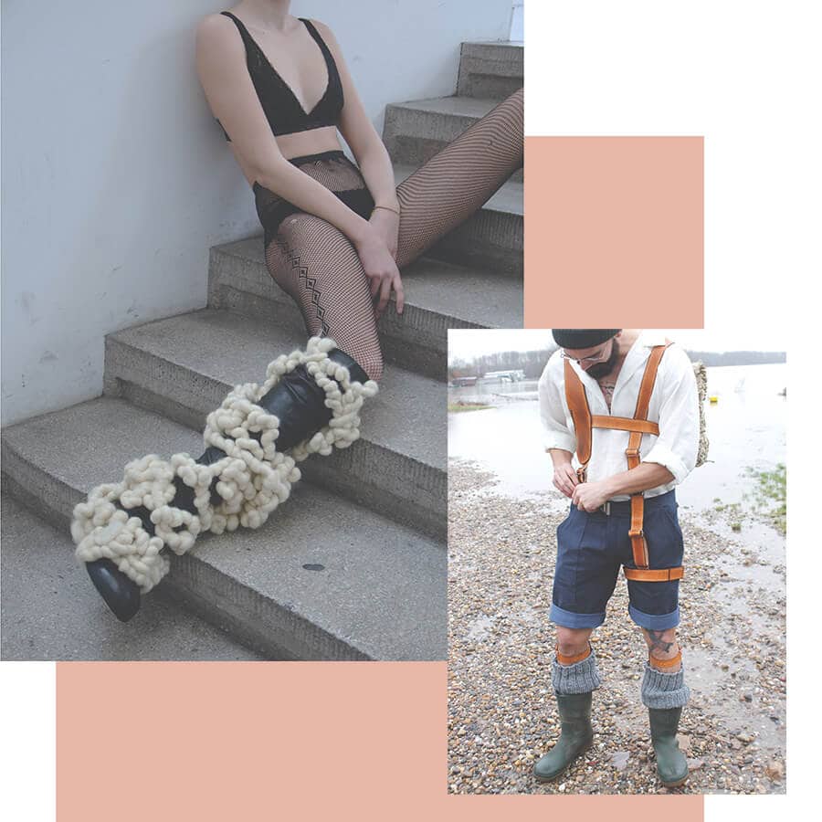 Zwei Studien der Design-Studentin Franziska Wentz