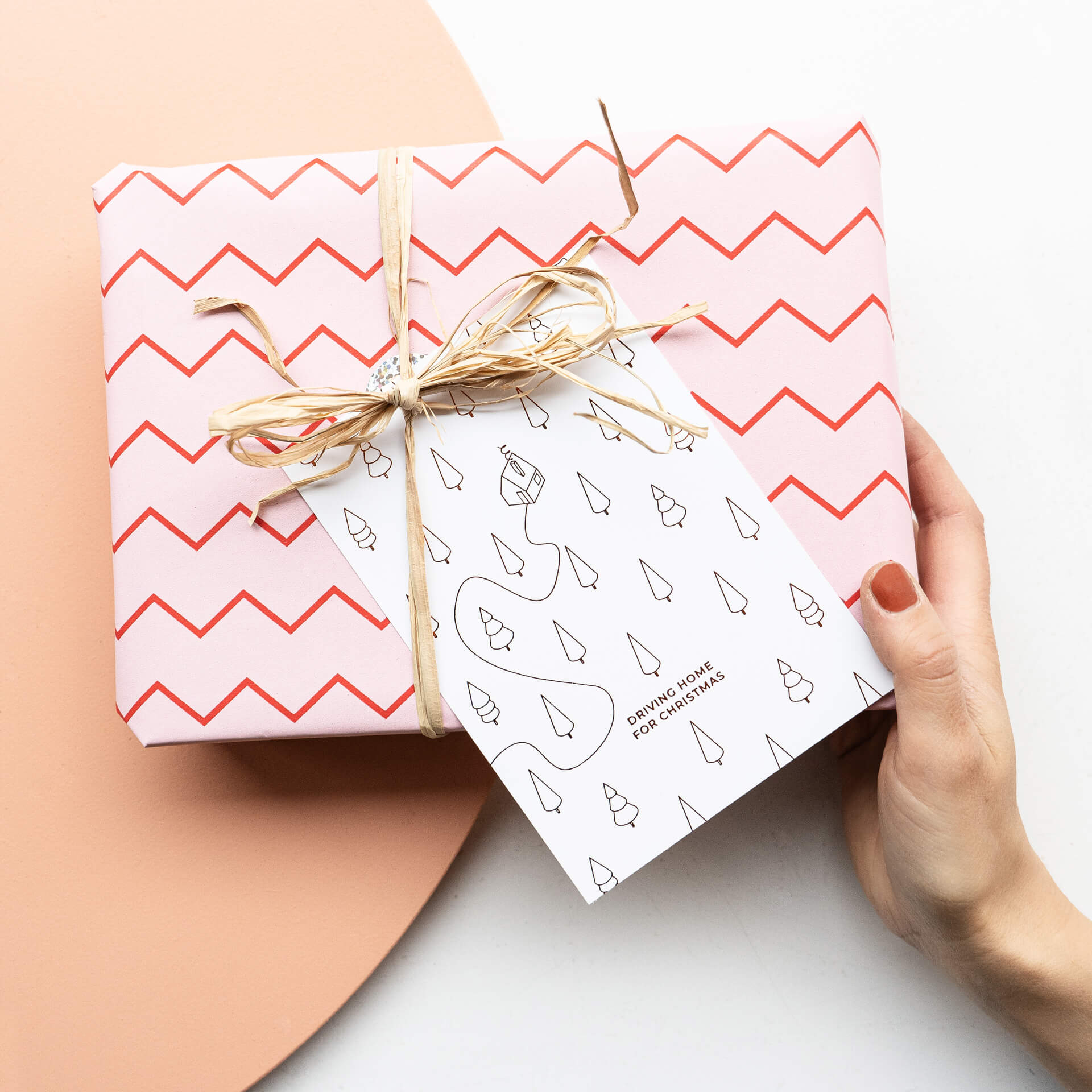 GRUSSKARTE-WEIHNACHTEN-Paket-driving